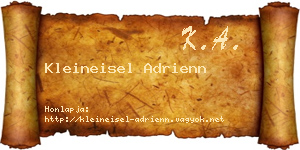 Kleineisel Adrienn névjegykártya