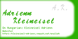 adrienn kleineisel business card